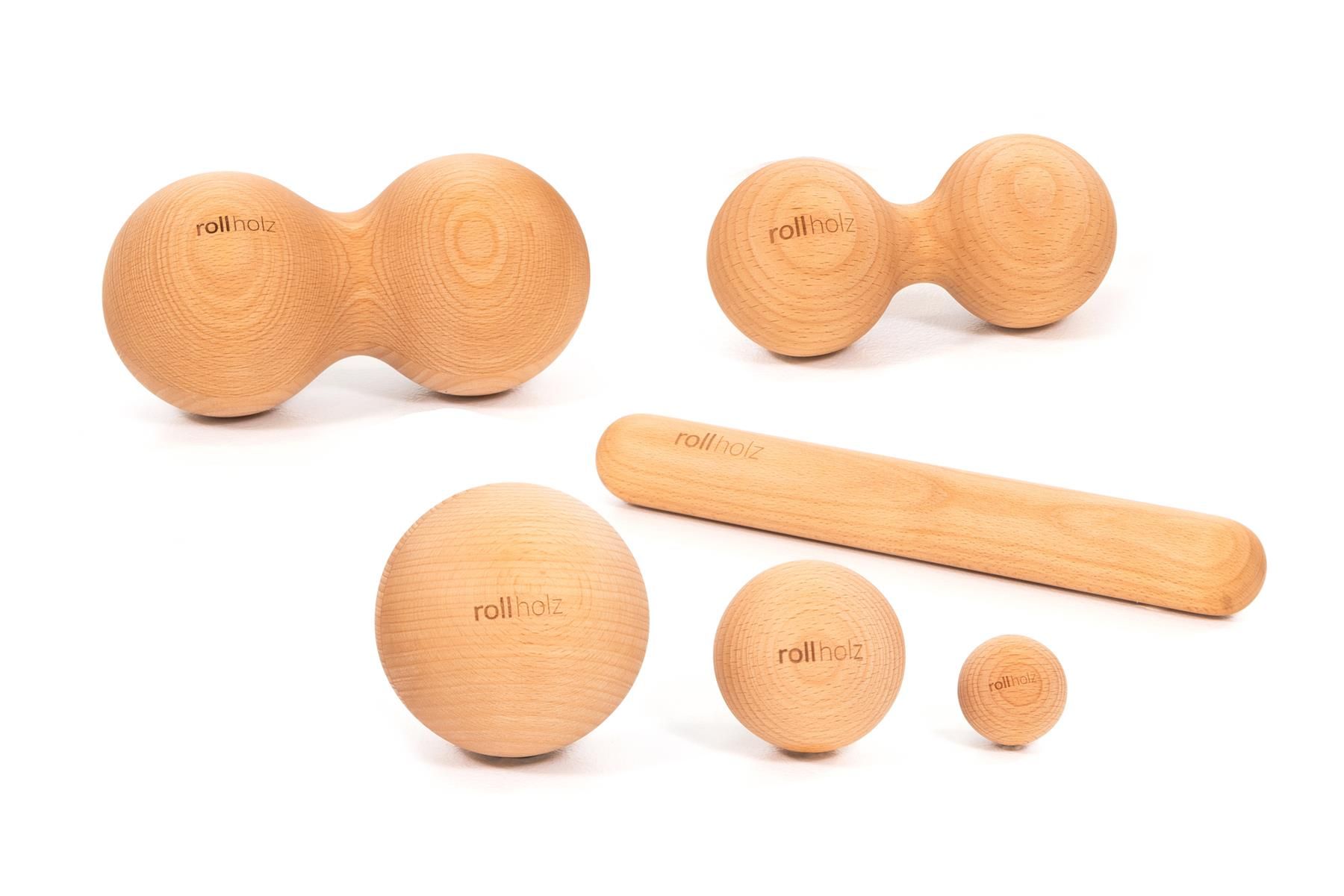 rollholz Set klein Buche